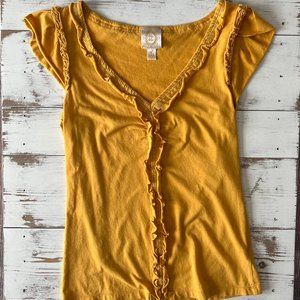Anthropologie Rio Ras Ruffle Top